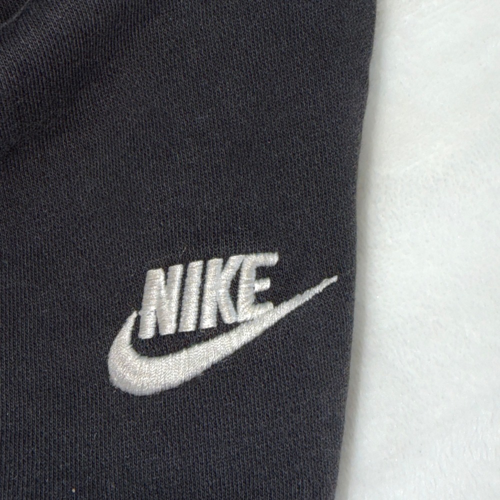 Nike Fleece Joggers Mens XL Black Excellent Embroidered Logo Sweatpants - Picture 4 of 4